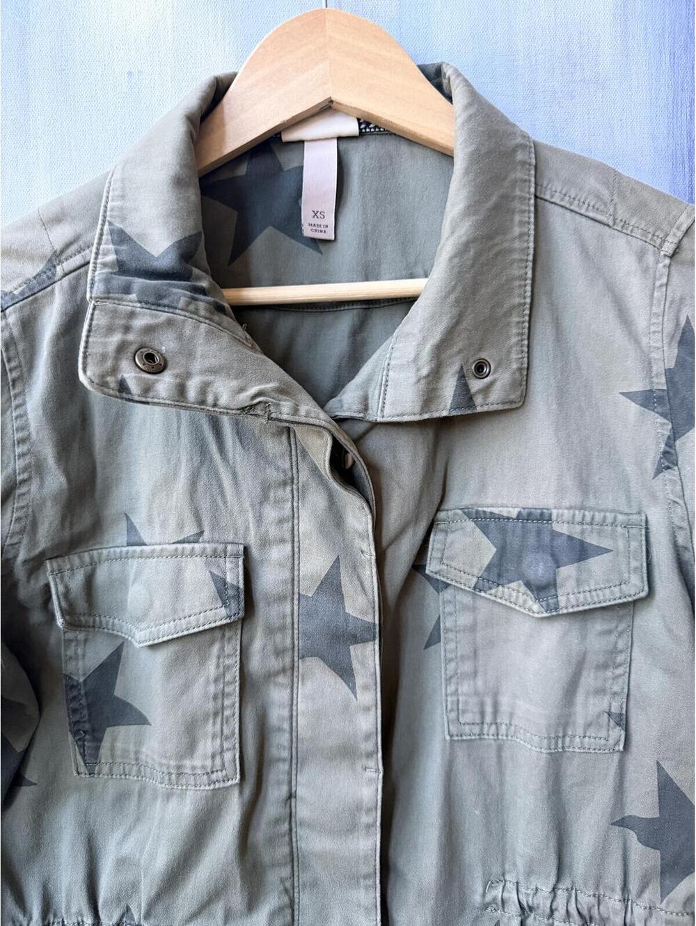 Knox Rose Star Print Utility Jacket XS - Picture 3 of 7